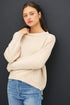 RAW SEAM DETAIL SWEATER